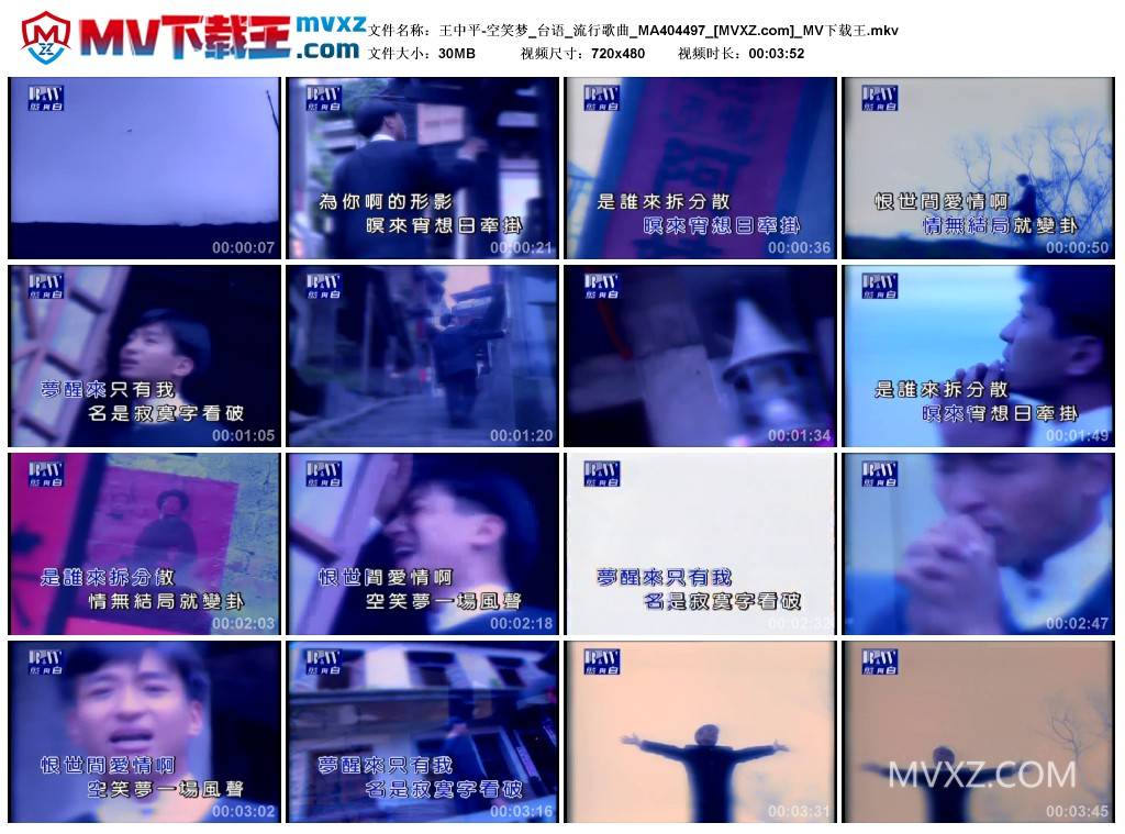 王中平-空笑梦_台语_流行歌曲_MA404497